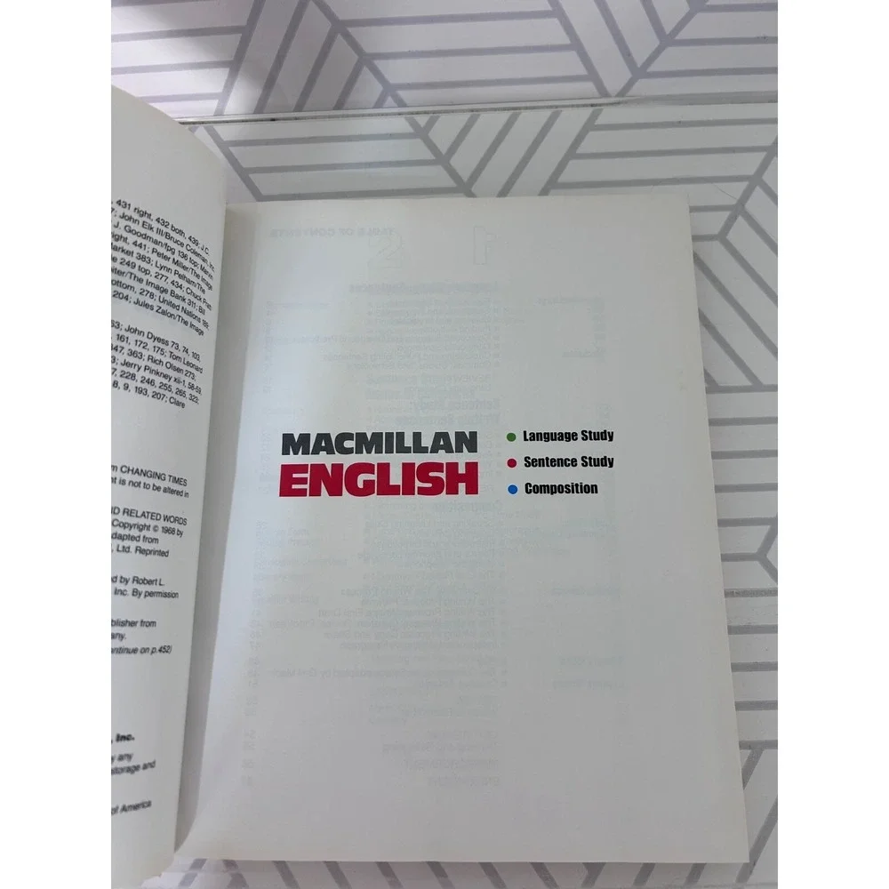 MACMILLAN ENGLISH GRADE‎ 6 (TX BK) By Tina Thoburn - Hardcover